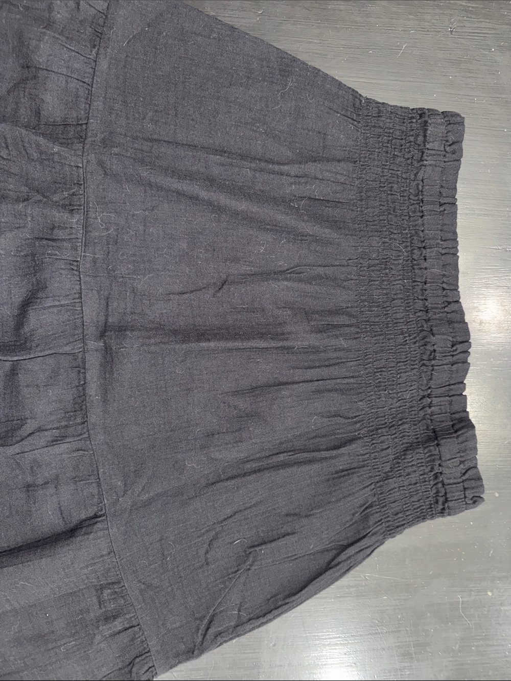 GAP black tiered gauze maxi skirt. size large. NEW WITH TAGS. - Picture 2 of 7
